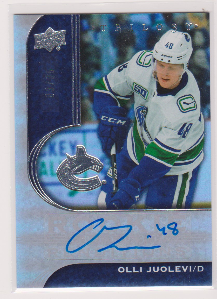 (image for) 2020-21 Trilogy Rookie Renditions Auto Silver #RR24 Olli Juolevi